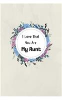 I Love That You Are My Aunt