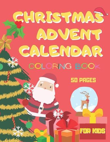 Christmas Advent Calendar Coloring Book