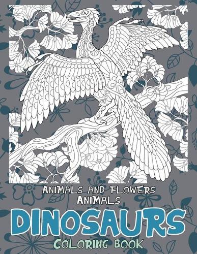 Coloring Book Animals and Flowers - Animals - Dinosaurs