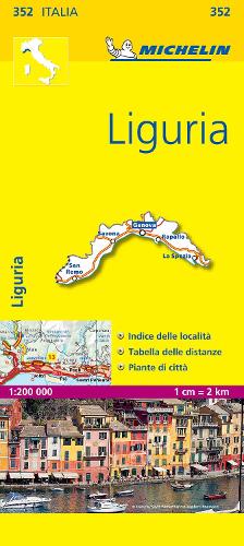Liguria - Michelin Local Map 352