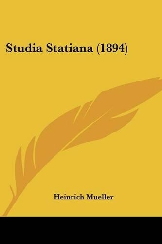 Studia Statiana (1894)