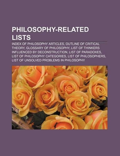 Philosophy-Related Lists