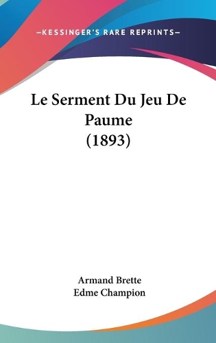 Le Serment Du Jeu De Paume (1893)