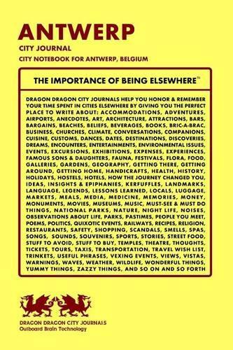 Antwerp City Journal, City Notebook for Antwerp, Belgium