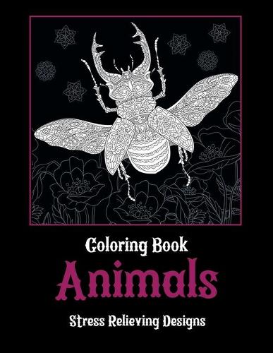 Animals - Coloring Book - Stress Relieving Designs