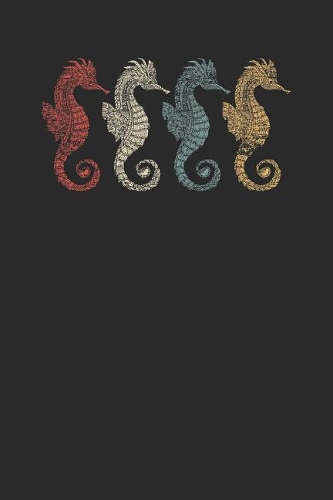 Colorful Seahorse Retro