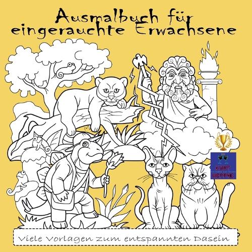 Ausmalbuch für eingerauchte Erwachsene