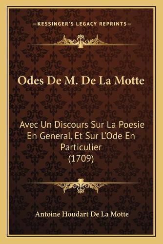 Odes De M. De La Motte