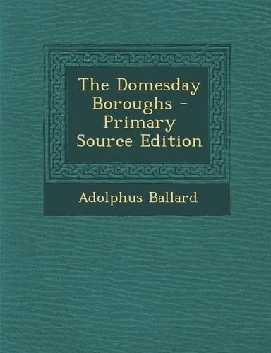 The Domesday Boroughs