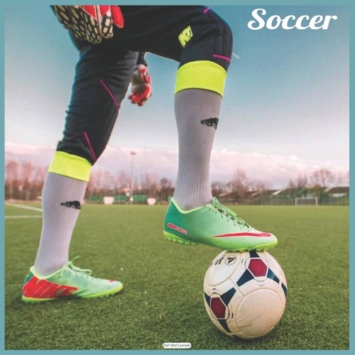Soccer 2021 Wall Calendar