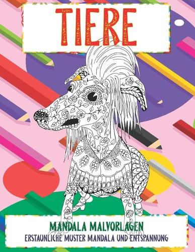 Mandala Malvorlagen - Erstaunliche Muster Mandala und Entspannung - Tiere