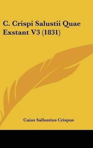C. Crispi Salustii Quae Exstant V3 (1831)