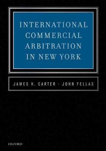 International Commercial Arbitration in New York