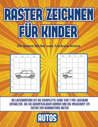 Die besten Bücher zum Zeichnen lernen (Raster zeichnen für Kinder - Autos)