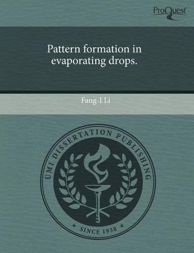 Pattern Formation in Evaporating Drops
