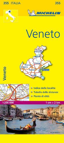 Veneto - Michelin Local Map 355