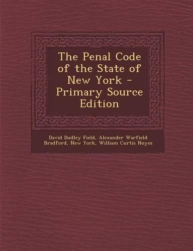 The Penal Code of the State of New York