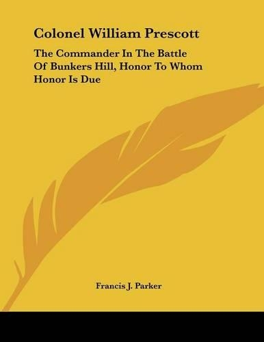 Colonel William Prescott