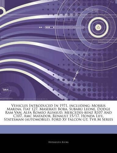 Vehicles Introduced in 1971, Including