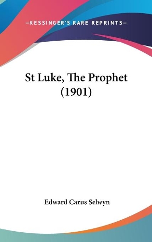 St Luke, The Prophet (1901)