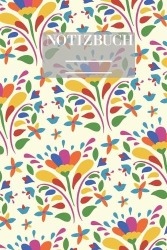 Notizbuch Garten Muster Pattern Pflanzen Blumen Pflanze Flower Blüte Otomi Bunt Hobby