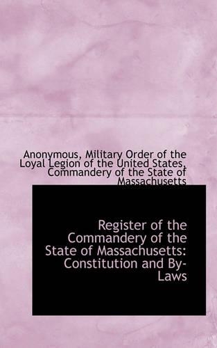Register of the Commandery of the State of Massachusetts