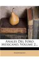 Anales Del Foro Mexicano, Volume 2...