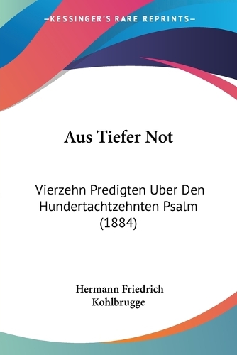 Aus Tiefer Not