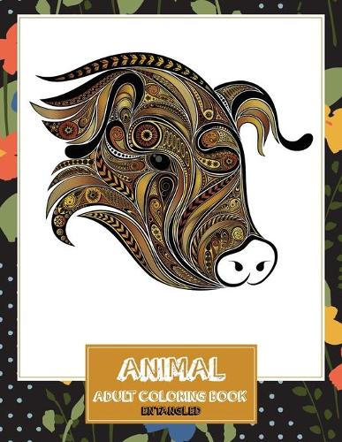 Adult Coloring Book Entangled - Animal