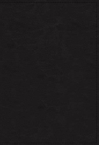 NKJV Study Bible, Leathersoft, Black, Full-Color, Thumb Indexed, Comfort Print