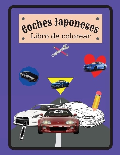 Coches Japoneses Libro de colorear