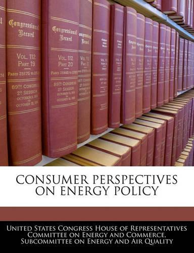 Consumer Perspectives on Energy Policy