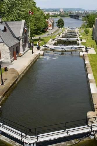 Rideau Canal Locks Ottawa Canada Journal