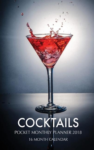 Cocktails Pocket Monthly Planner 2018