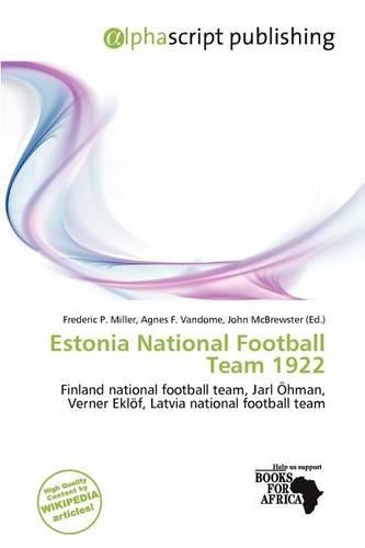 Estonia National Football Team 1922