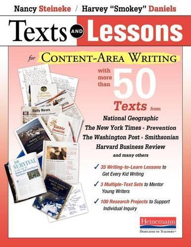 Texts and Lessons for Content-Area Writing: With More Than 50 Texts from National Geographic, the New York Times, Prevention, the Washington Pos(English)