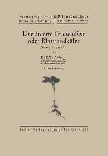 Der linierte Graurüßler oder Blattrandkäfer