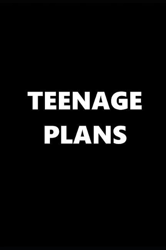 2019 Weekly Planner School Theme Teenage Plans Black White 134 Pages