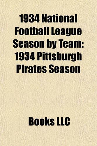 1934 National Football League Season by Team