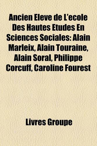 Ancien Eleve de L'Ecole Des Hautes Etudes En Sciences Sociales