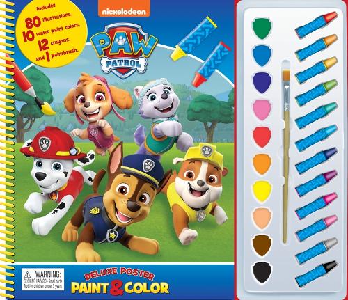 Paw Patrol Deluxe Poster Paint & Color