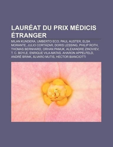Laureat Du Prix Medicis Etranger