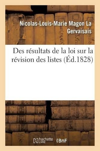 Des Résultats de la Loi Sur La Révision Des Listes