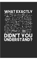 What Exactly Didn't You Understand?