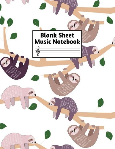 Blank Sheet Music Notebook