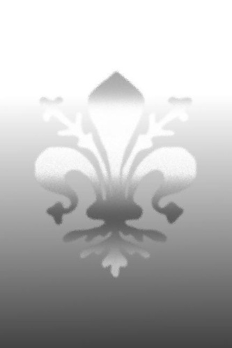 Fleur-De-Lis in Shades of Gray