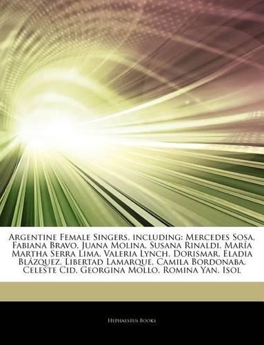 Articles on Argentine Female Singers, Including