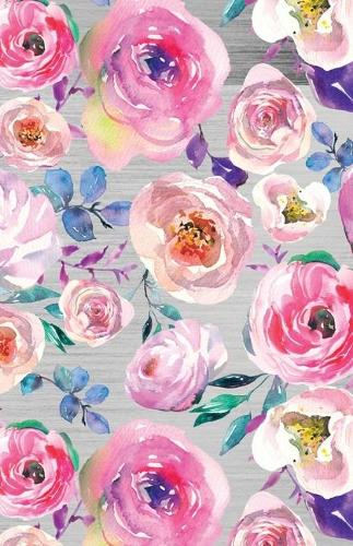 Bullet Journaling Notebook Pink Grey Floral