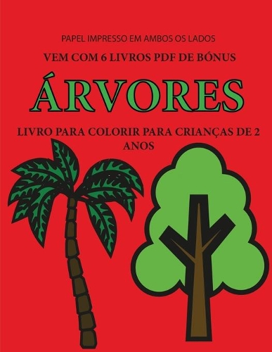 Livro para colorir para crianças de 2 anos (Árvores)