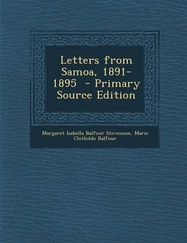Letters from Samoa, 1891-1895
